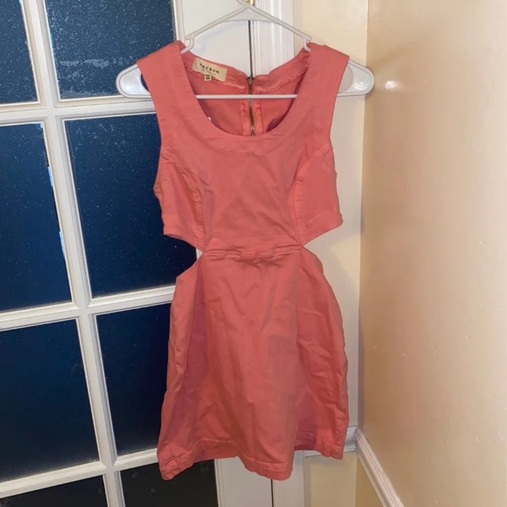 Pacsun Pink Denim Dress